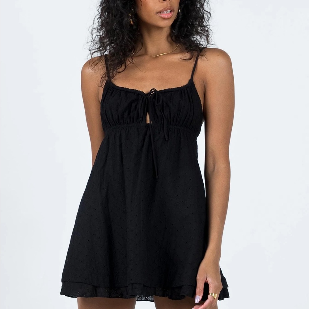 Princess Polly empress of love black embroidery